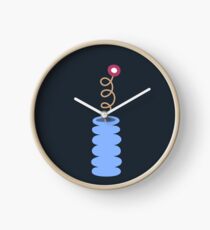 Lustige Blume Uhr