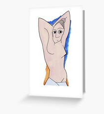 Lady Greeting Card