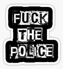 Fuck the police punk Sticker