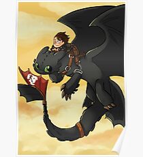 Flying above the Clouds Poster