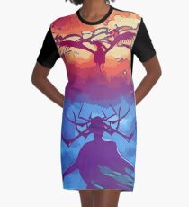 Hela Incites Ragnarok Graphic T-Shirt Dress
