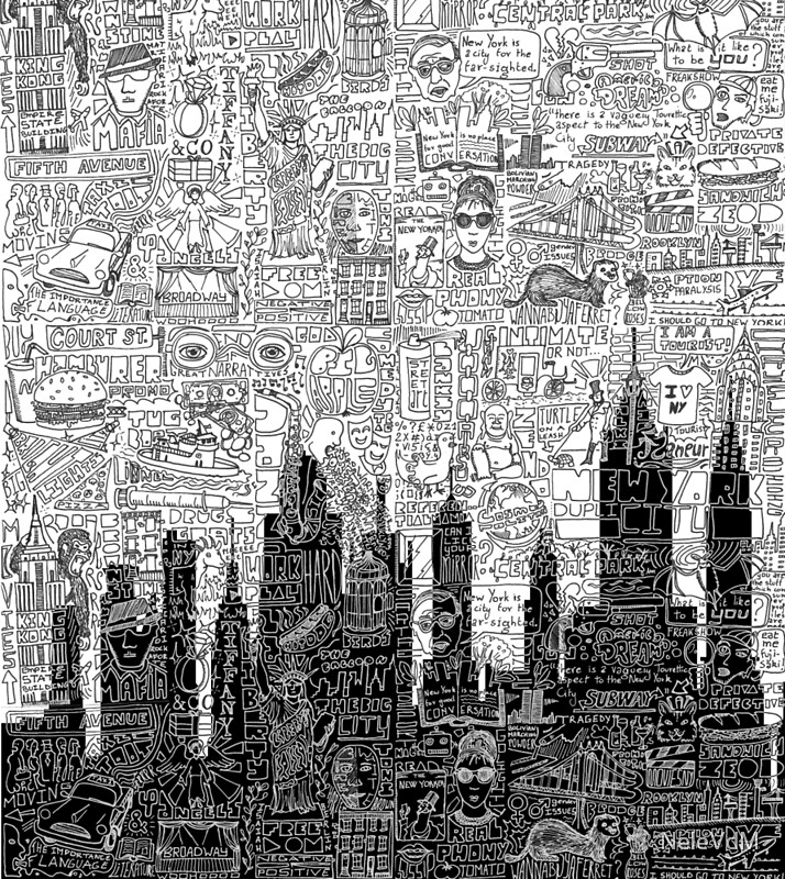 “New York Doodle” by NeleVdM | Redbubble