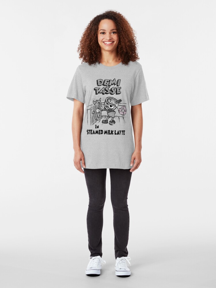 Alternate view of Steamed Milk Latte Slim Fit T-Shirt