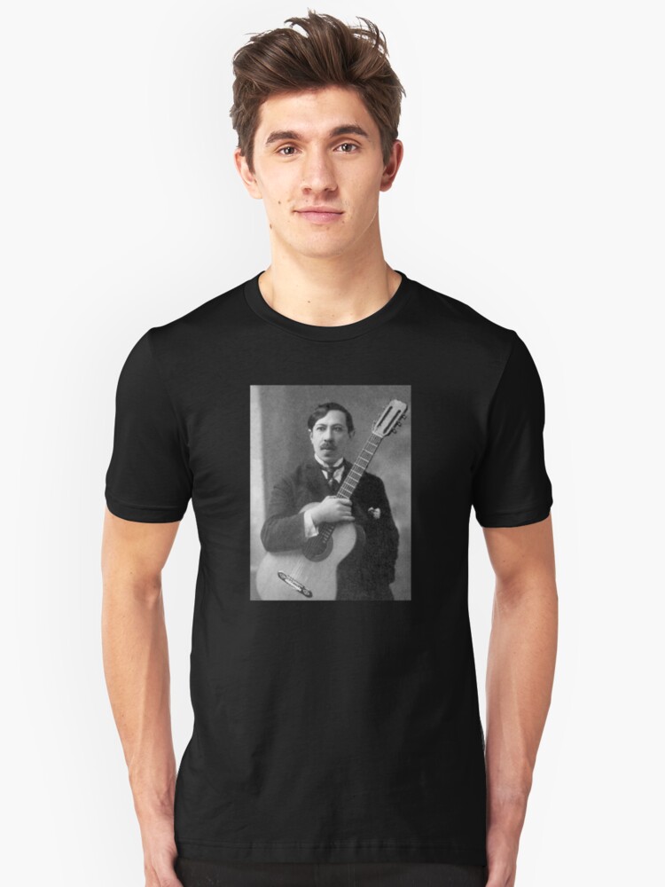 Alternate view of Augustin Barrios - Brilliant Paraguayan Guitarist and Composer Slim Fit T-Shirt