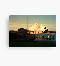 Opera House and little Tank Canvas Print
