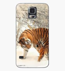 Funda/vinilo para Samsung Galaxy Tigre siberiano y cachorro