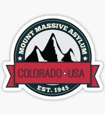 Outlast - Mount Massive Asylum Crest Sticker