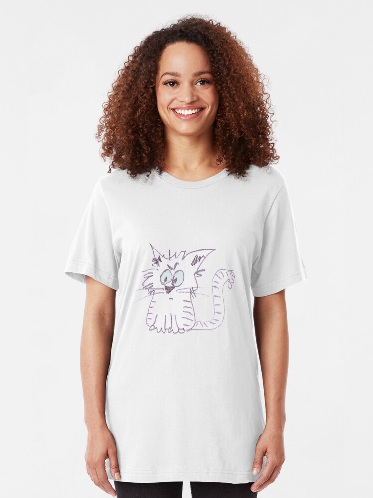 Alternate view of Bad mood Slim Fit T-Shirt
