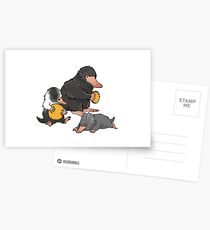 Niffler Family Postcards