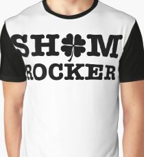 Shamrocker dark St Patrick's Day Clover design Graphic T-Shirt