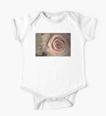 Amore Antique Rose Short Sleeve Baby One-Piece