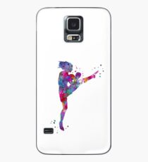 Woman boxer, kickboxer Case/Skin for Samsung Galaxy