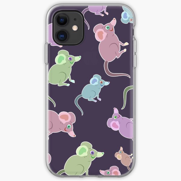 Sugar Plum Mice (Purple) iPhone Soft Case