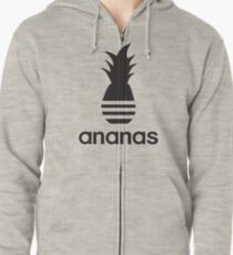 Ananas parody logo Zipped Hoodie