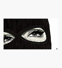 Maske ein Fotodruck