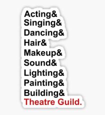CCHS Theatre Guild Sticker