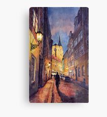 Prague Husova street Metal Print