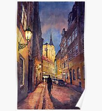 Prague Husova street Poster