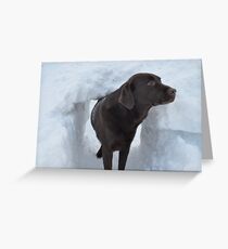 What's the Password for Entry Into The Snow Fort?? Greeting Card