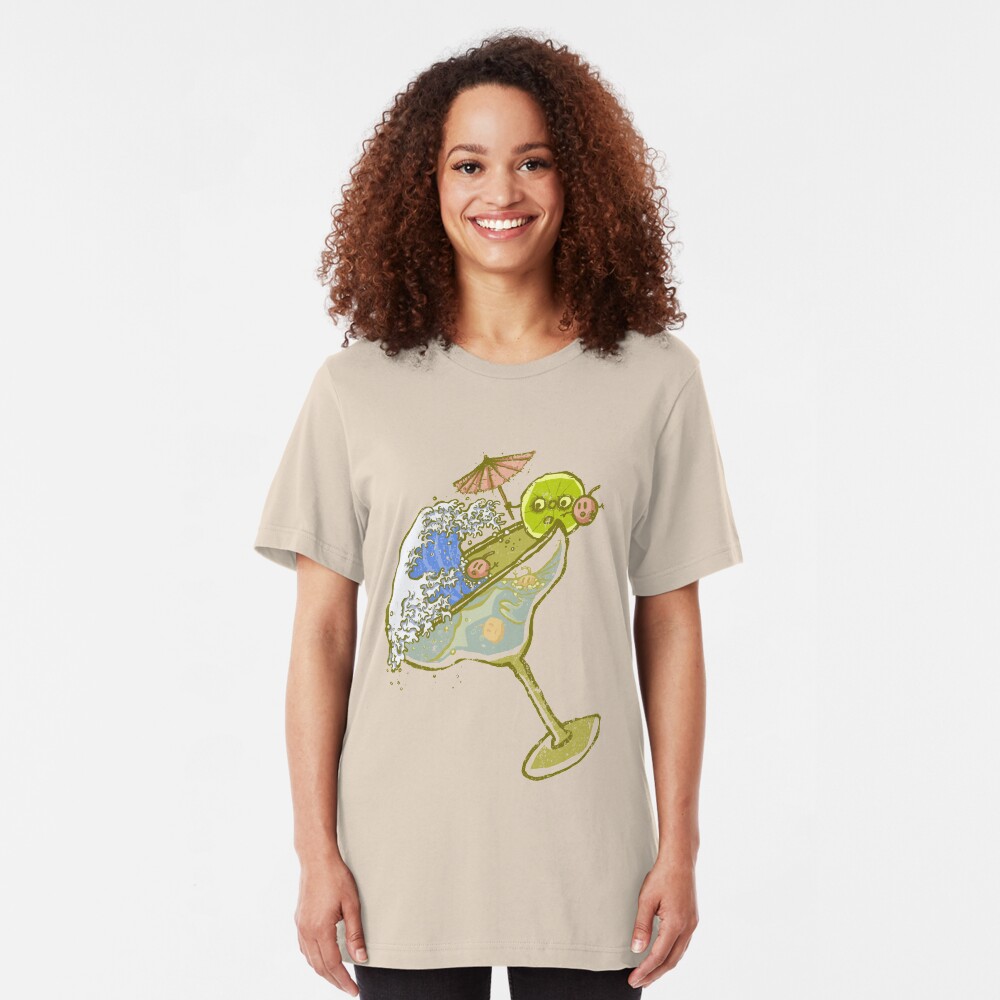 Spilled Drink Slim Fit T-Shirt