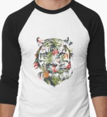 Camiseta ¾ estilo béisbol Tigre tropical