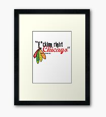 Corey Crawford strikes again Framed Print