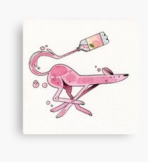 The Dog Runs Canvas Print