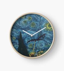 I See Fire In The Starry Night Clock