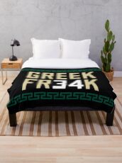 Greek Fr34k 3 Throw Blanket