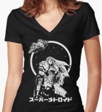 Interstellarer Kopfgeldjäger Shirt mit V-Ausschnitt