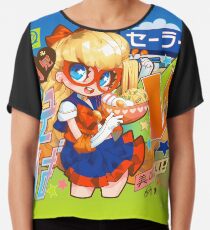 v soba Chiffon Top