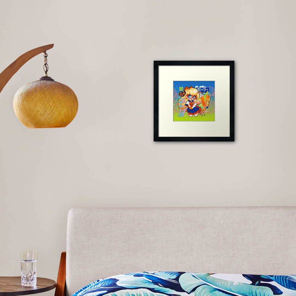 v soba Framed Art Print