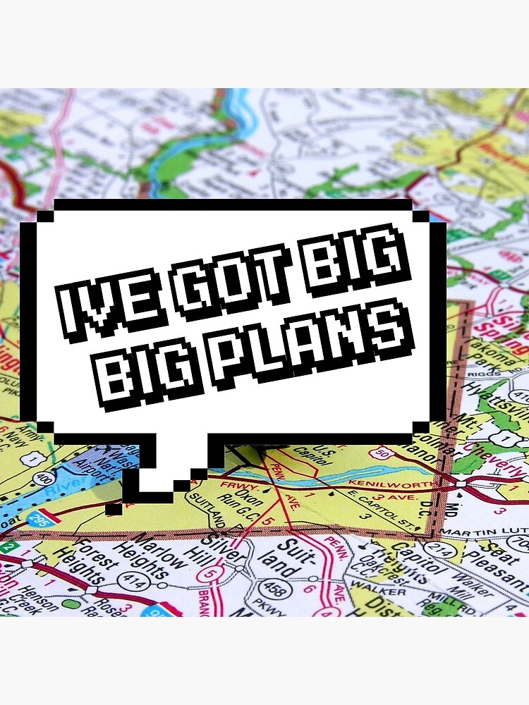 Ive Got Big Big Plans Tfb Lyrics Greeting Card