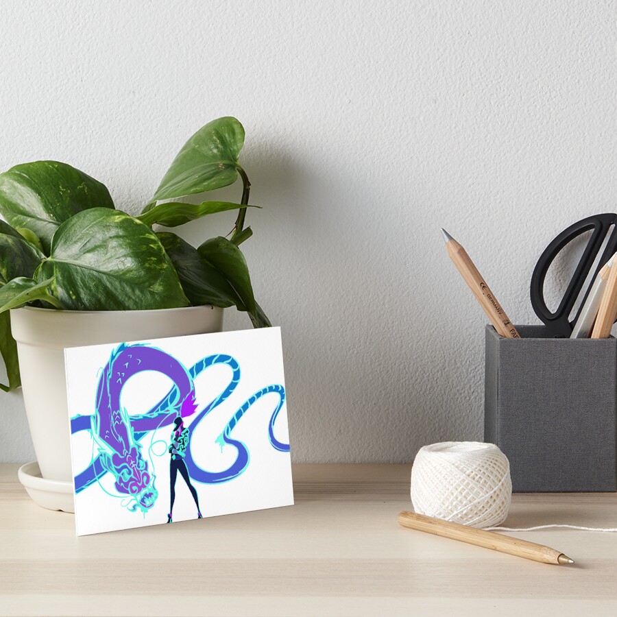 League Of Legends K Da Akali Art Board Print