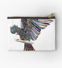 The Black Cockatoo on a Perch Studio Pouch