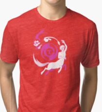 Conjectural Mythology-- Pink Tri-blend T-Shirt