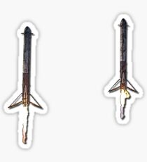 Falke schwere Landung Sticker