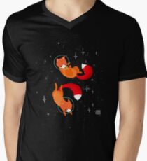 Space Foxes Men's V-Neck T-Shirt