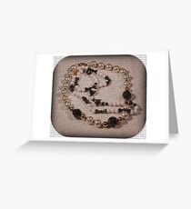 Beads Greeting Card