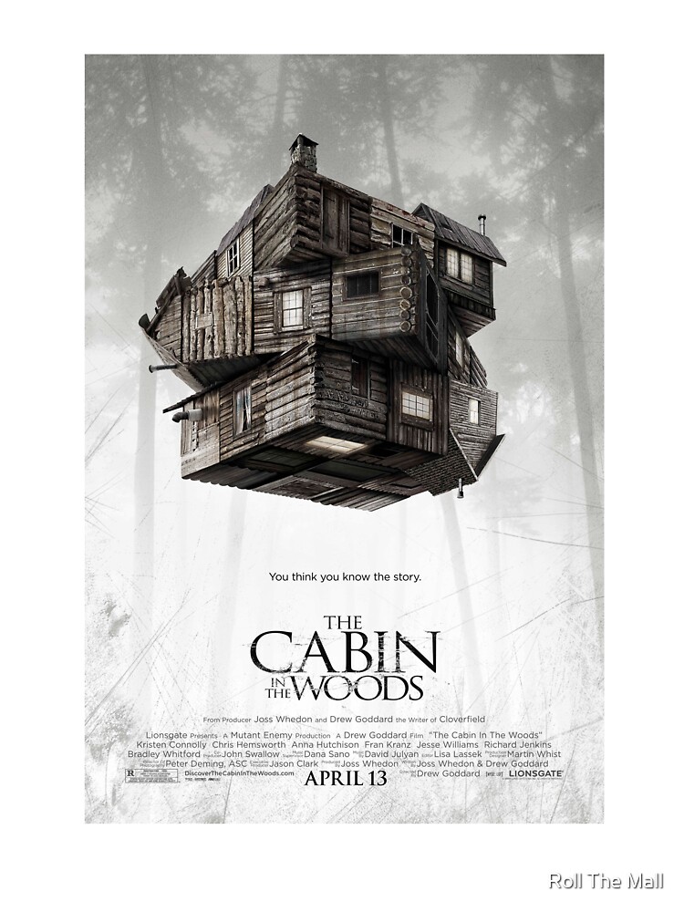 The Cabin In The Woods Movie Poster Baby One Piece By Rollthemall