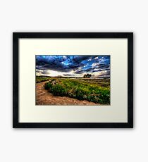 Sun Blast over Granite Mountain-Second Look Framed Print