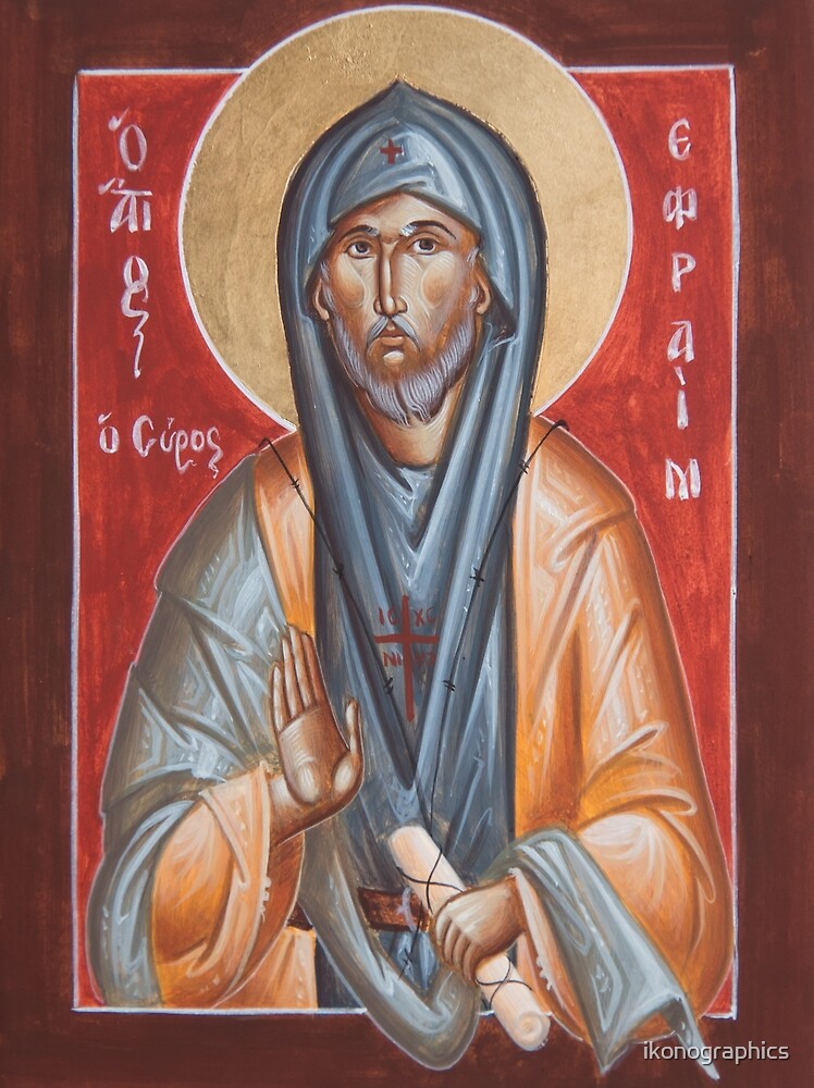 St Efraim the Syrian by ikonographics
