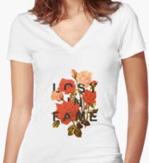 Lost In Fame Women's Fitted V-Neck T-Shirt