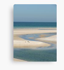 Outlet To The Sea Canvas Print