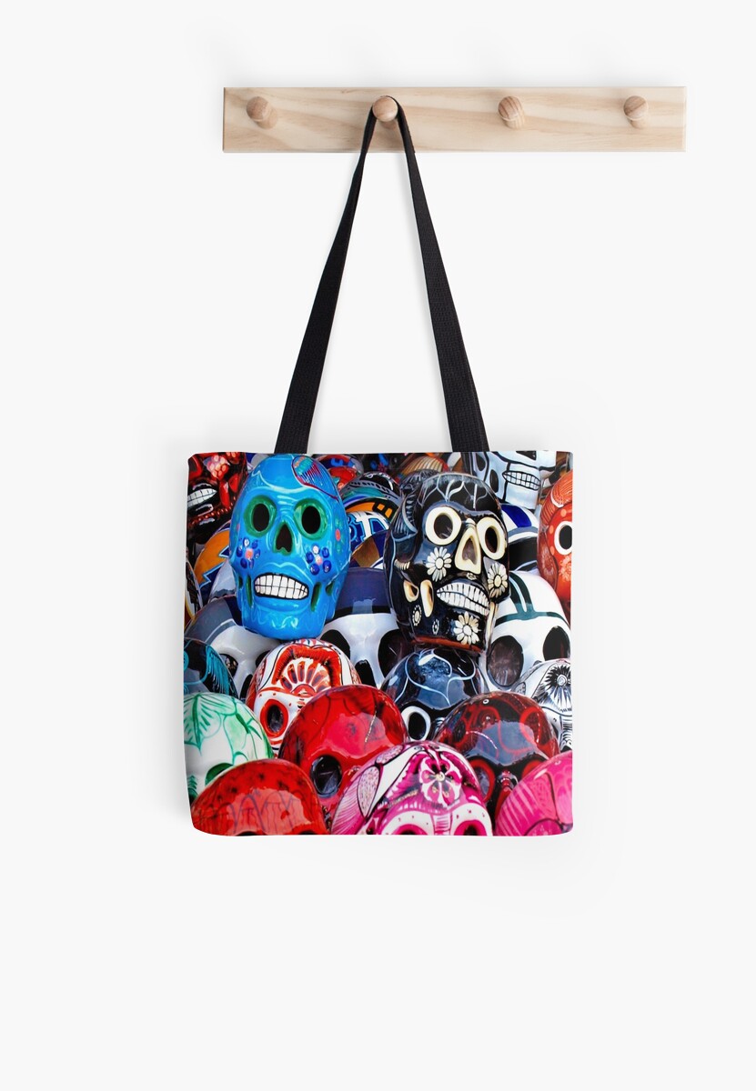 supreme skull tote bag