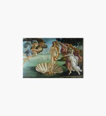 Lámina de exposición El nacimiento de Venus por Sandro Botticelli (1486)