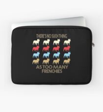 Frenchie Dog Vintage Retro Style Laptop Sleeve