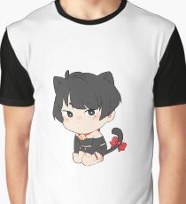 Katzenjunge Grafik T-Shirt