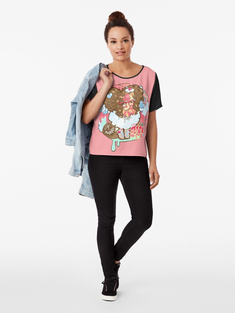 Alternate view of seoltang Chiffon Top