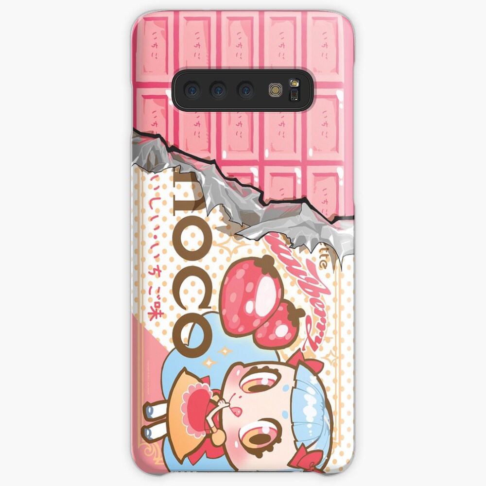 bessette strawberry-choco Case & Skin for Samsung Galaxy